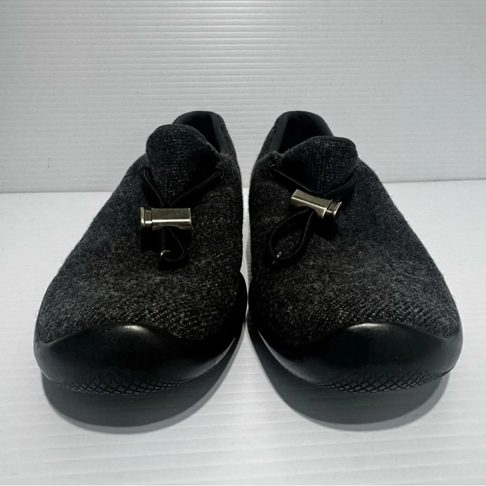 Prada Gray Wool Loafers Casual Shoes Size 36 - Picture 6 of 16